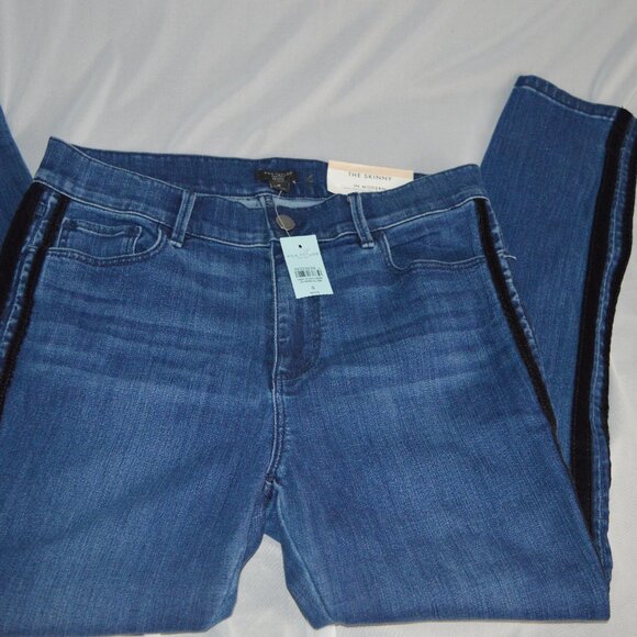 Ann Taylor Jeans NWT skinny size 6P dark blue - Picture 4 of 4